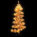 Swirl Christmas Tree with Stand and Leds White 180 Cm Pvc