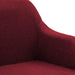 Swivel Dining Chair Wine Red Fabric Gl2219