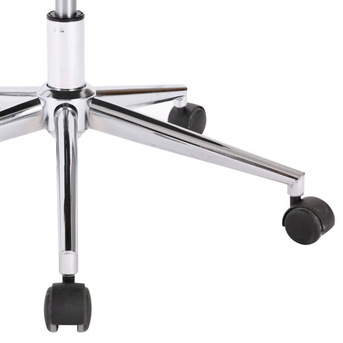 Swivel Office Chair Brown Faux Leather Tbpanxl