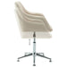 Swivel Office Chair Cream Fabric (283471) Xinpbi