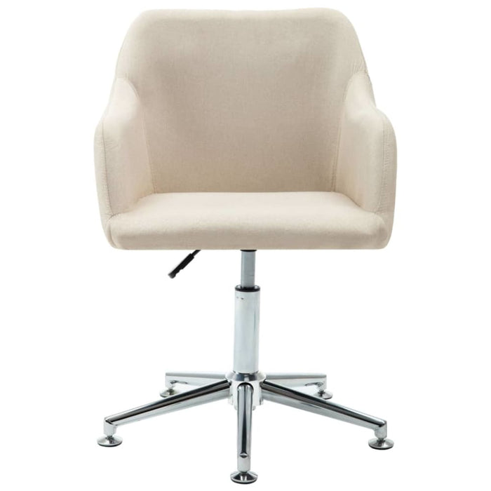 Swivel Office Chair Cream Fabric (283471) Xinpbi