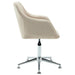 Swivel Office Chair Cream Fabric (283471) Xinpbi