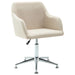 Swivel Office Chair Cream Fabric (283471) Xinpbi