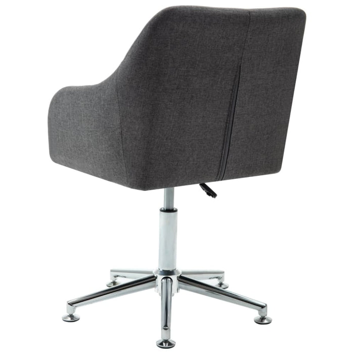 Swivel Office Chair Dark Grey Fabric (283470) Xinpbl