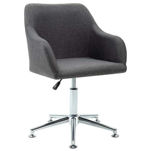 Swivel Office Chair Dark Grey Fabric (283470) Xinpbl