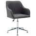 Swivel Office Chair Dark Grey Fabric (283470) Xinpbl