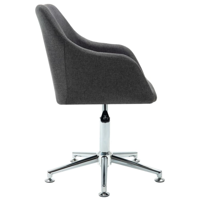 Swivel Office Chair Dark Grey Fabric (283470) Xinpbl