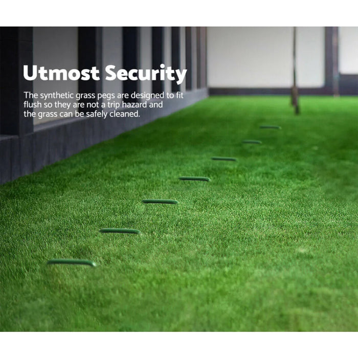 200pcs Synthetic Artificial Grass Pins Fake Lawn Turf Weed Mat U Pegs Weedmat