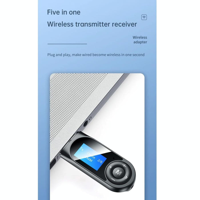 T-13 Bluetooth 5.0 Lcd Digital Display Adapter Receiver