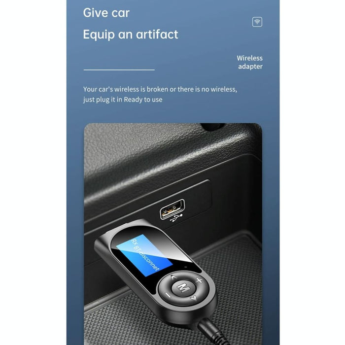 T-13 Bluetooth 5.0 Lcd Digital Display Adapter Receiver