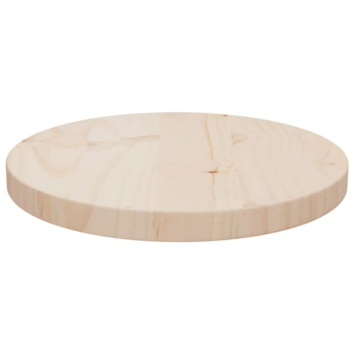 Table Top ø30x2.5 Cm Solid Wood Pine Notlaa