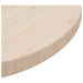Table Top ø50x2.5 Cm Solid Wood Pine Notlal