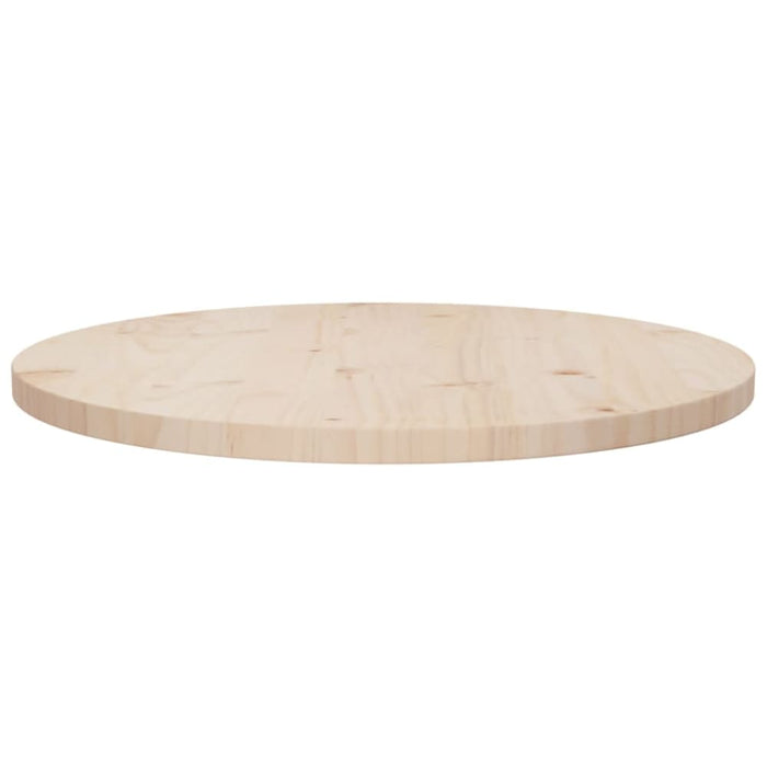 Table Top ø60x2.5 Cm Solid Wood Pine Notlai