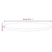 Table Top ø70x2.5 Cm Solid Wood Pine Notlan