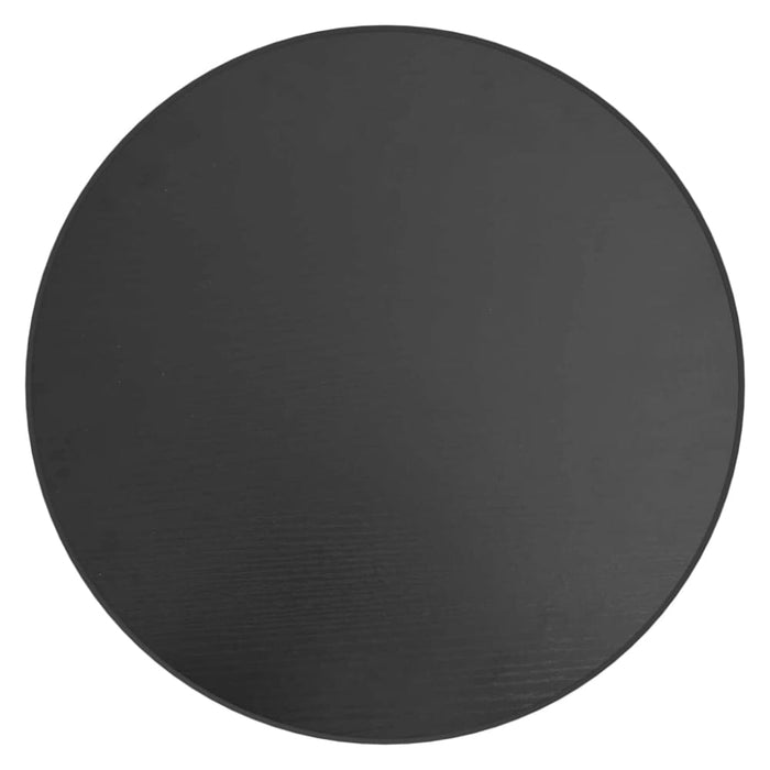 Tea Table Black ø35 Cm Mdf Ttolli