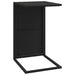 C Table Black 40x35x60 Cm Poly Rattan Tokabl