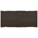 Table Top Dark Grey 120x50x4 Cm Treated Solid Wood Oak Live
