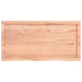 Table Top Light Brown 100x50x4 Cm Treated Solid Wood Oak