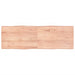 Table Top Light Brown 180x60x(2-6)cm Treated Solid Wood