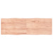 Table Top Light Brown 180x60x(2-4)cm Treated Solid Wood