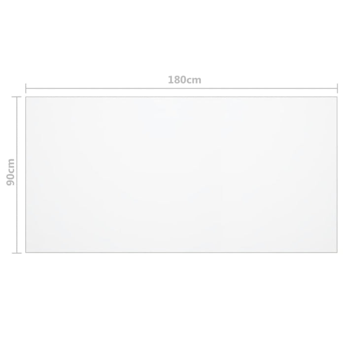 Table Protector Transparent 180x90 Cm 1.6 Mm Pvc Xnnxlk