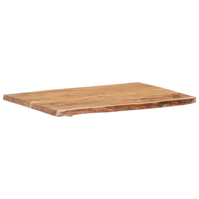 Table Top Solid Acacia Wood 100x(50-60)x3.8 Cm Xnlttx