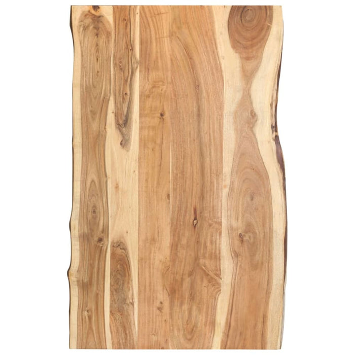 Table Top Solid Acacia Wood 100x(50-60)x3.8 Cm Xnlttx