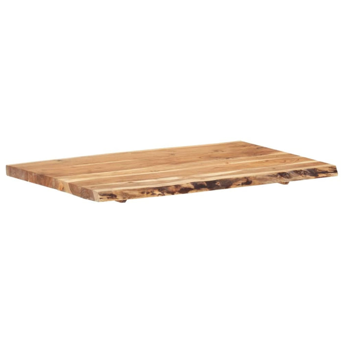 Table Top Solid Acacia Wood 100x(50-60)x3.8 Cm Xnlttx