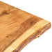 Table Top Solid Acacia Wood 118x(50-60)x3.8 Cm Xnltta