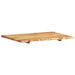 Table Top Solid Acacia Wood 80x(50-60)x2.5 Cm Xnltxk