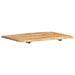 Table Top Solid Acacia Wood 80x(50-60)x2.5 Cm Xnltxk