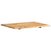 Table Top Solid Acacia Wood 80x(50-60)x2.5 Cm Xnltxk