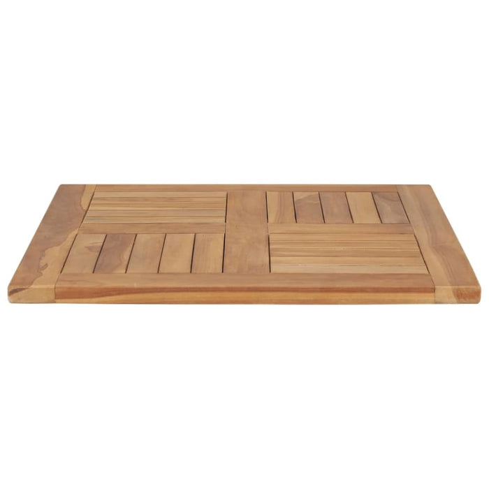 Table Top Solid Teak Wood 60x60x2.5 Cm Anknn