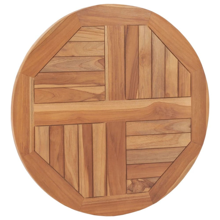 Table Top Solid Teak Wood Round 2.5 Cm 60 Ankna