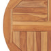 Table Top Solid Teak Wood Round 2.5 Cm 60 Ankna