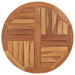 Table Top Solid Teak Wood Round 2.5 Cm 70 Anknp