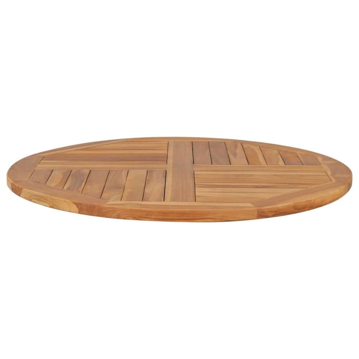 Table Top Solid Teak Wood Round 2.5 Cm 90 Ankni