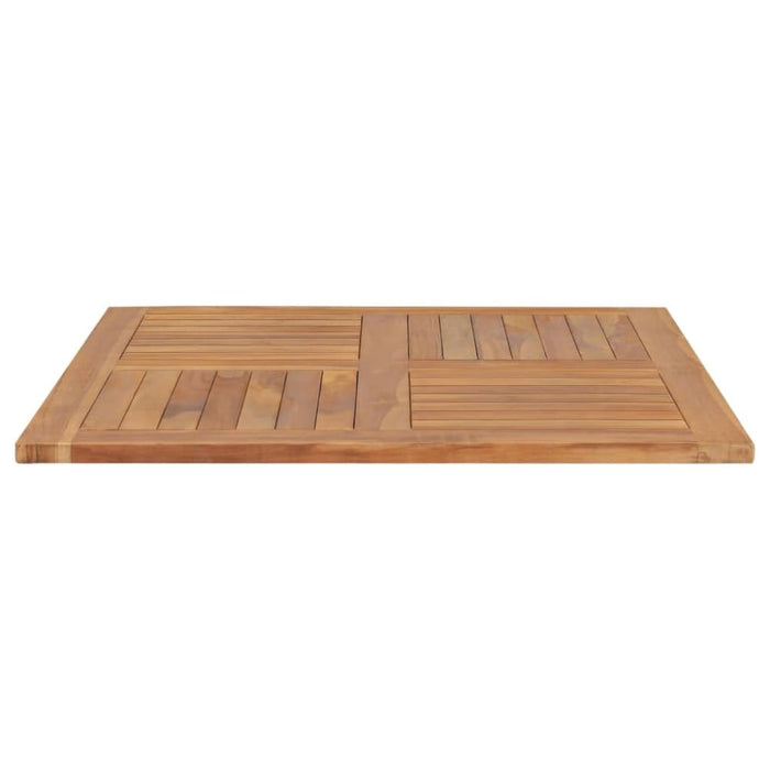 Table Top Solid Teak Wood Square 90x90x2.5 Cm Ankko