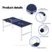 Table Tennis Ping Pong Portable Foldable Family Game Home