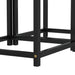 Tea Tables 2 Pcs Mdf Black Ttolpn