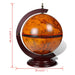 Tabletop Globe Bar Wine Stand Eucalyptus Wood Xablkn