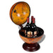 Tabletop Globe Bar Wine Stand Eucalyptus Wood Xablkn