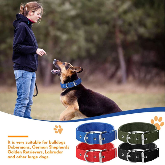 Tactical Dog Collar Durable Padded and Military Grade