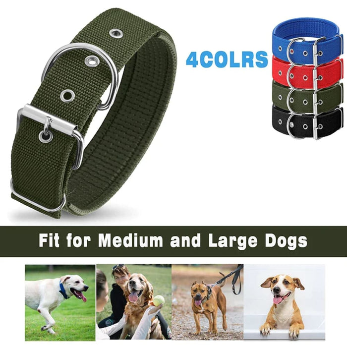 Tactical Dog Collar Durable Padded and Military Grade