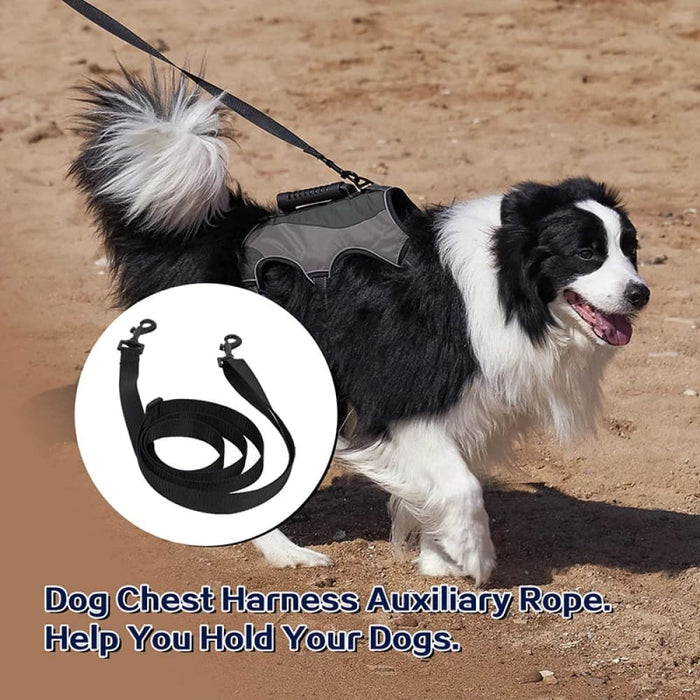 Tactical Dog Harness Leash Set No Pull Reflective Easy