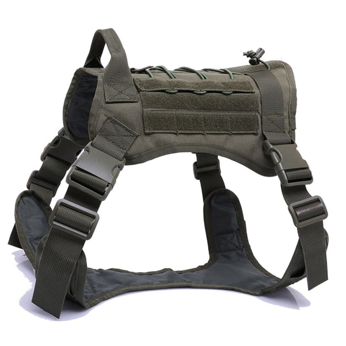 Tactical Dog Harness Pet Training Vest and Leash Set
