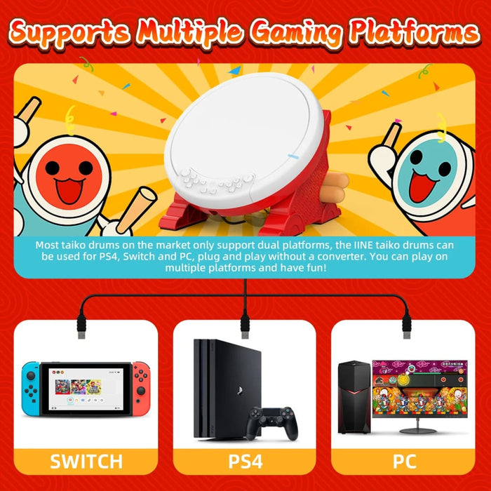 Taiko Drum Master Compatible Nintendo Switch/lite/oled