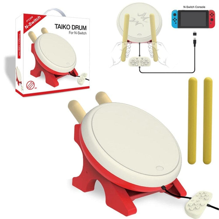 Taiko Drum For Nintendo Switch Controller Sticks
