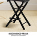 Tall Directors Chair - Black