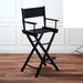 Tall Directors Chair - Black
